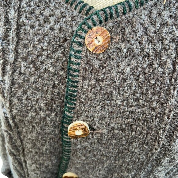 Stape NEW NWT Super thick wool Austrian Cardigan sweater cable knit size 56 XL - Picture 3 of 5